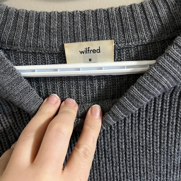 Aritzia Sardou Sweater Grey M - Picture 2 of 3